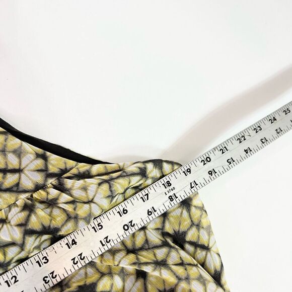 Banana Republic Tiered Dress Womens Medium Ruffle Halter Neck Keyhole Maxi New - Picture 5 of 11